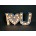 LED Light Holiday Decorations with Letter